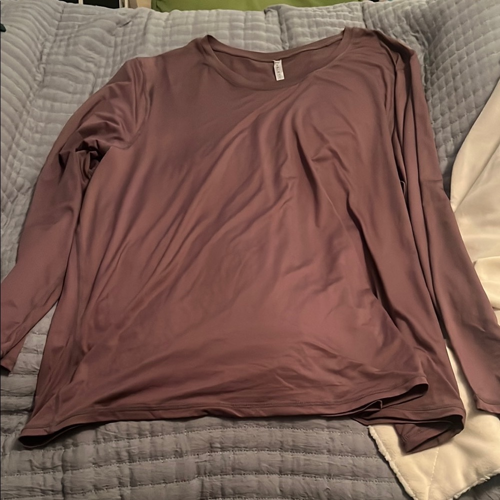Women's Long Sleeve Top in Purple